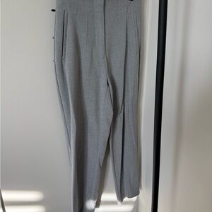 Zara Grey High-waisted Trousers